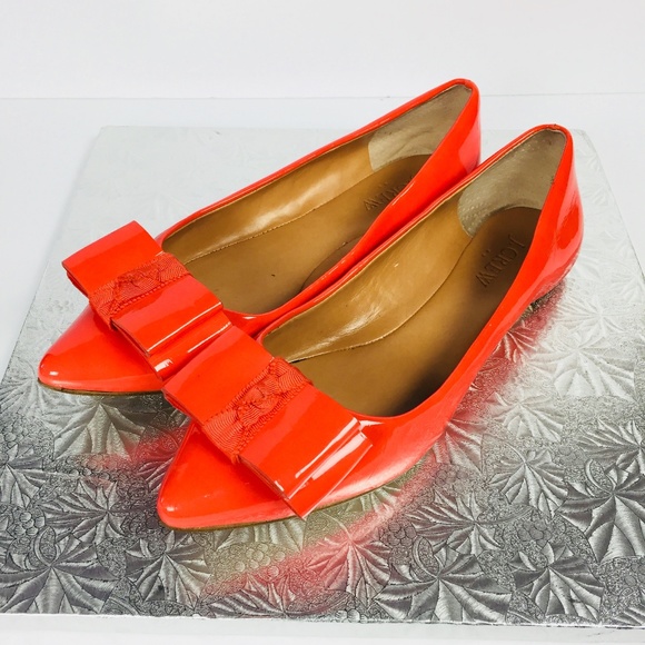 J. Crew Shoes - J Crew Womens Factory Size 6.5 Emery Flat Orange